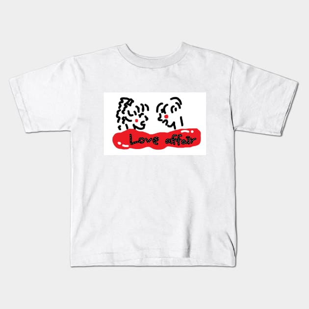 Love Affair Kids T-Shirt by zzzozzo